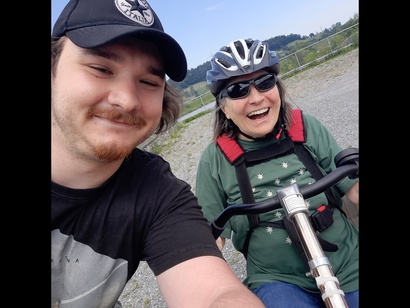 Unser Therapiefahrrad im Einsatz
