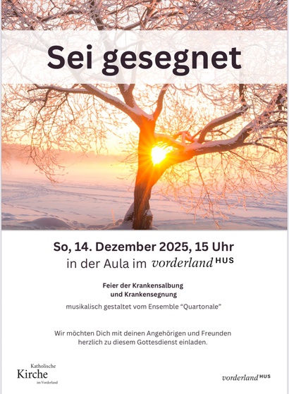 Feier der Krankensalbung und Krankensegnung